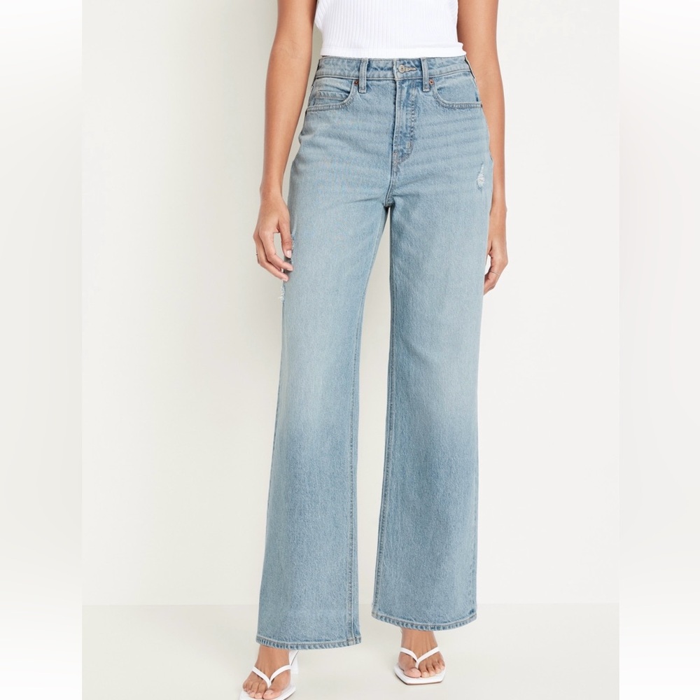 Old Navy Extra High waisted Wide-Leg Jeans